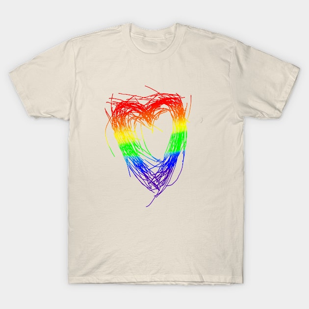 Pride heart T-Shirt by RedHeadAmazona